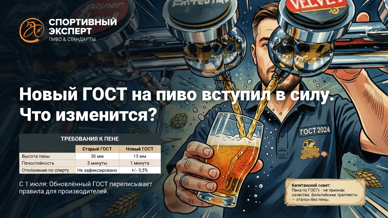 Новый ГОСТ на пиво вступил в силу. Что изменится?